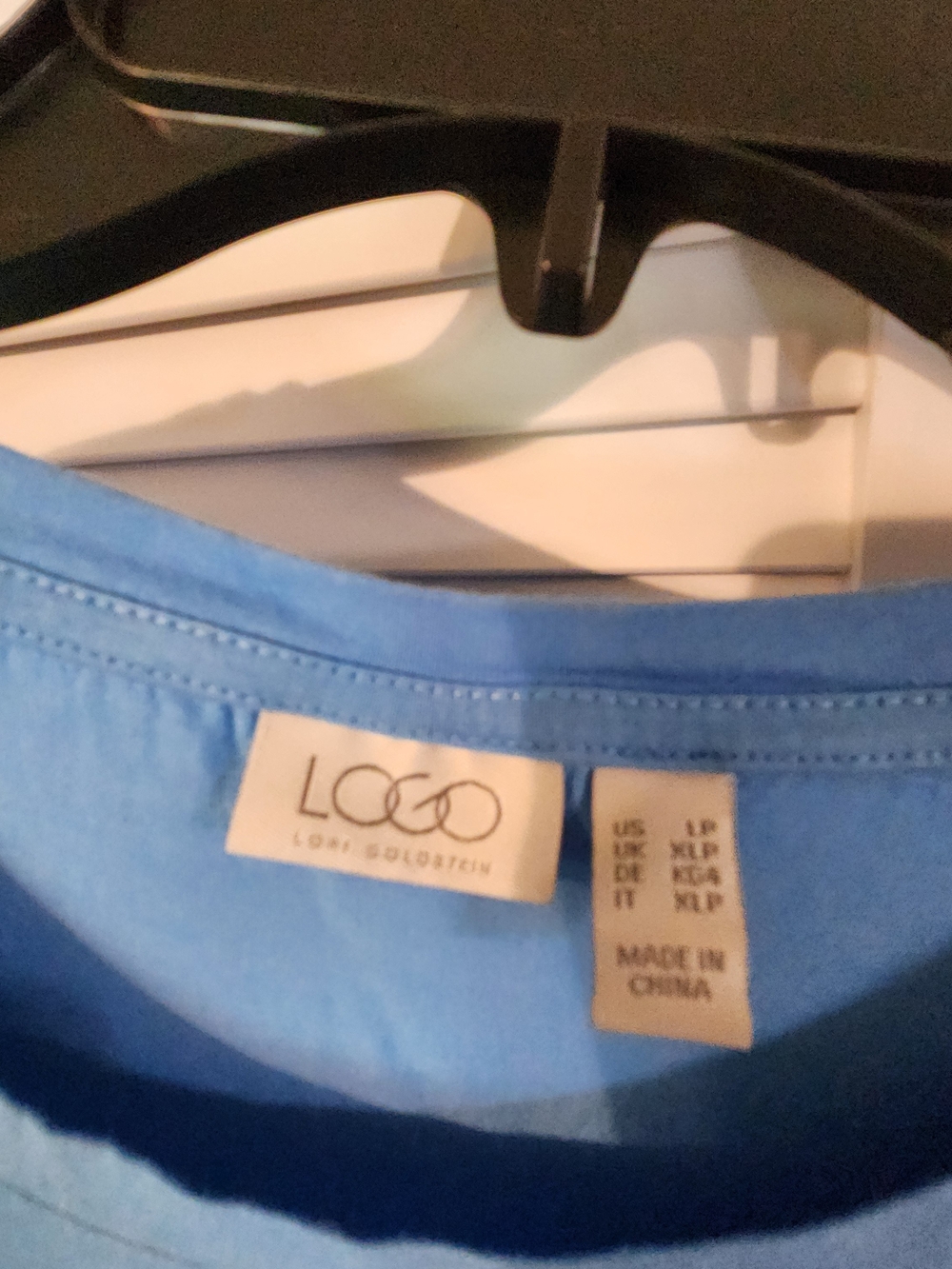 LOGO by Lori Goldstein Sky Blue Short-Sleeve Midi Dress - Picture 3 of 5